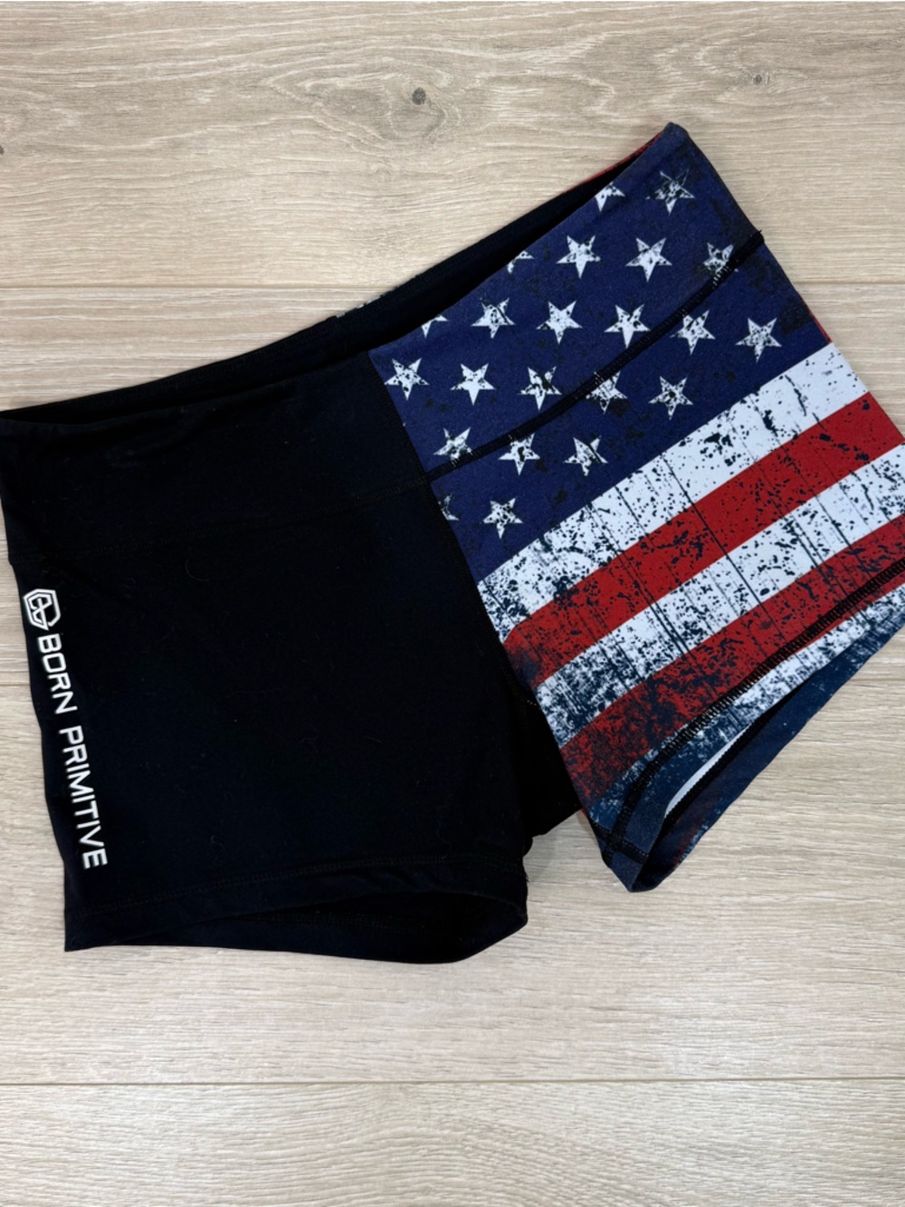 Born Primitive American Flag Patriotic Shorts